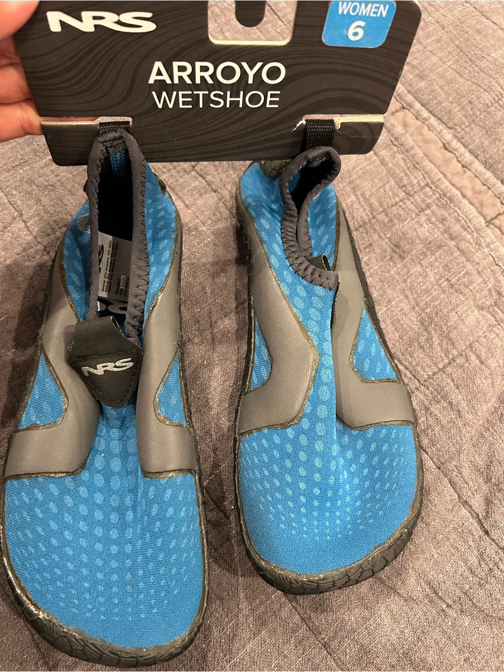 NRS Arroyo Women's Blue Wetshoe - Slip-On Water Shoe
